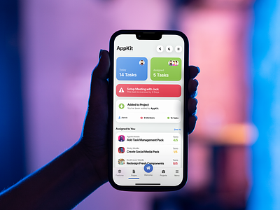 Task Management App Template - AppKit | Mobile Kit & PWA