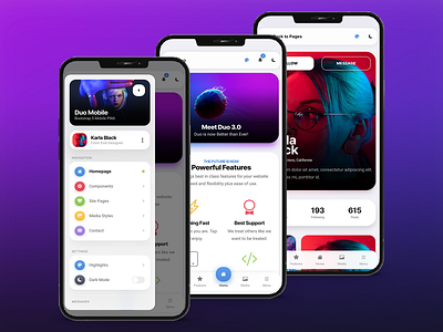 Modern PWA & App Template - DUO 3.0 Mobile Kit & PWA Template