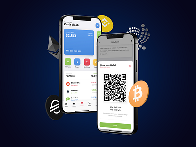 Sticky Mobile - App Template for Crypto Wallets and Crypto Apps android app app template bitcoin bitcoin app crypto crypto app crypto wallet crypto wallet design cryptocurrency ethereum ethereum wallet ios iphone mobile sidebar solana solana wallet ui wallet app template