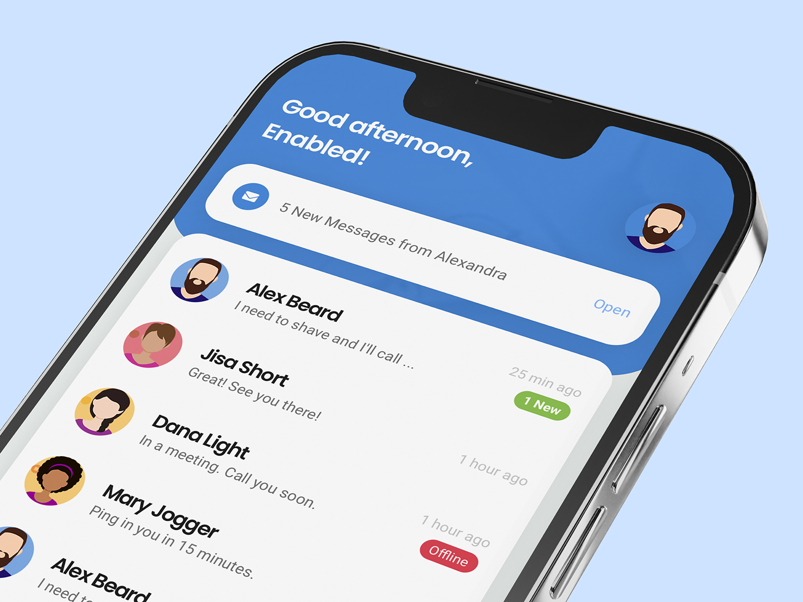 chat-app-template-azures-mobile-kit-pwa-by-enabled-on-dribbble