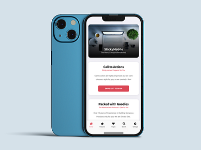 Sticky Mobile | Premium Mobile Kit & PWA App Template android app app design app template application template creative mobile app daily ui daily ui ux design ios ios app iphone mobile modern app design multipurpose sidebar ui ui ux user interface design ux