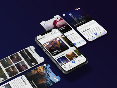 AppKit Mobile | Travel App Template - Mobile Kit & PWA Template android app article design blog content app content design design destination exotic destination ios iphone mobile neon neon app design sidebar travel travel app travel blog ui web design