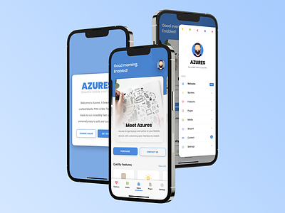 Azures Mobile | Multi purpose Mobile Kit & PWA
