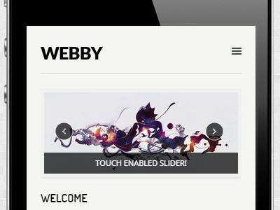 Webby android full screen mobile galaxy htc ios iphone mobile nexus samsung tablet touch windows