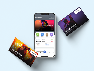 AppKit Mobile | Finance, Banking and Crypto App Template & PWA android app app design banking card design credit card credit card design daily ui debit card design finance app finance app design finance card design ios iphone mobile online banking saas sidebar ui