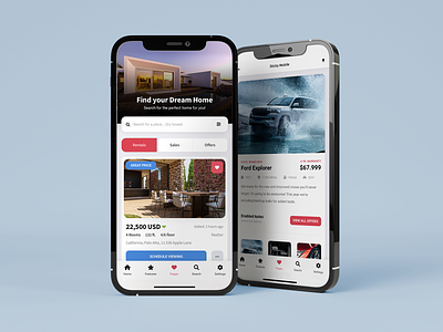 Listing & Directory App Template | Sticky Mobile Kit & PWA android app app template car directory cars design directory directory app directory mobile directory template hotel directory ios iphone list listing listing app mobile mobile listing app sidebar ui