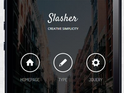 Slasher android full screen mobile galaxy htc ios iphone mobile nexus samsung tablet touch windows