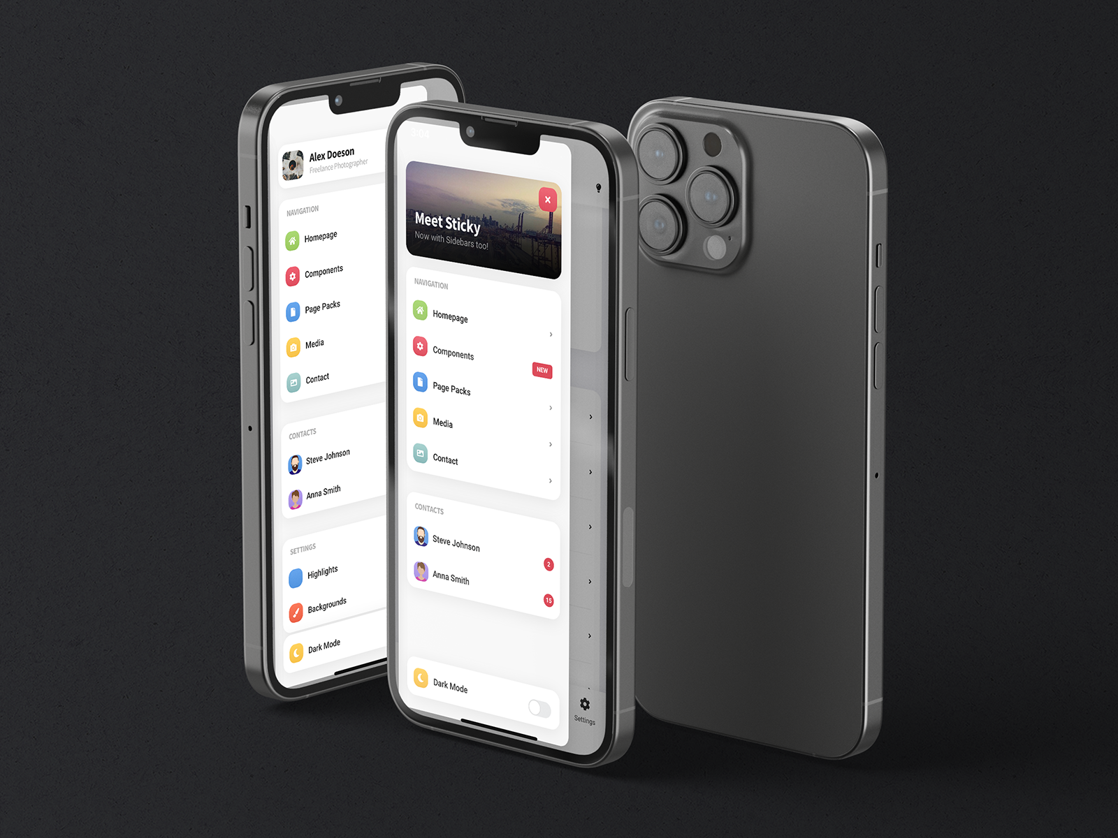 Sticky Mobile | Multipurpose Mobile Kit & PWA Template by Enabled on ...