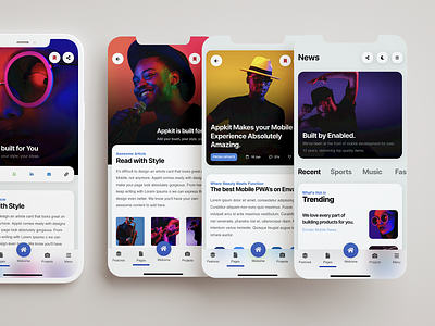 News & Blog App Template - AppKit | Mobile Kit & PWA