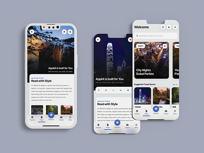 AppKit - Travel App Template, Mobile Kit & PWA airbnb android app booking css daily ui design directory exotic destinations html ios iphone listing mobile online booking sidebar travel travel app ui ux