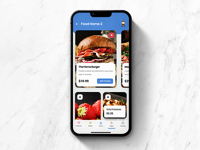 Restaurant & Food App Template | Azures - Mobile Kit & PWA android app bistro delivery delivery app design food app food app design food blog food website ios iphone mobile modern app restaurant restaurant app restaurant website sidebar ui webdesign