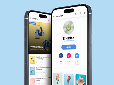 Eazy Mobile | Mobile Kit & PWA Template - App Template android app blog blog template daily ui daily ux design ios iphone mobile mobile kit profile sidebar ui ui ux uiux user experience user interface design user profile web app