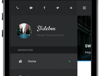 Slidebox android android l galaxy htc ios iphone mobile nexus samsung sidebar tablet touch