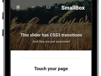 Smallbox ajax android galaxy htc ios iphone mobile nexus samsung sidebar tablet touch