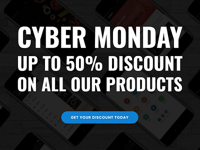 Cyber Monday & Black Friday Discounting All Our Products