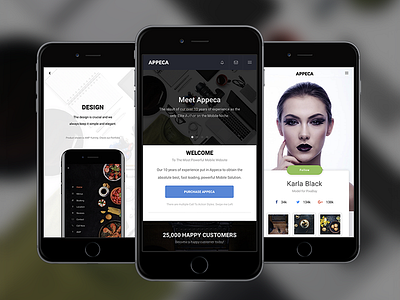 Appeca Mobile | Ultimate Premium Mobile Template app appeca cordova css html hybrid mobile phonegap theme website