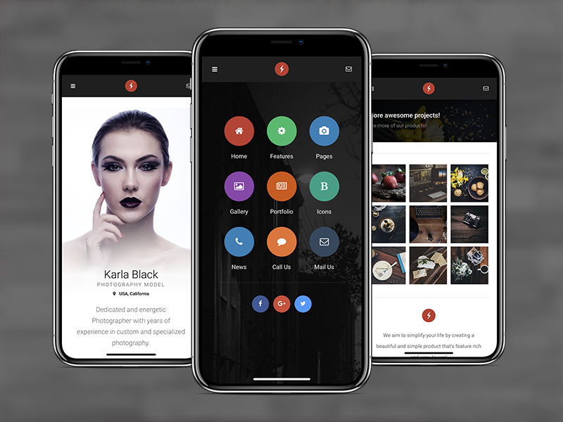 Amp Mobile Google AMP Mobile Template by Enabled on Dribbble