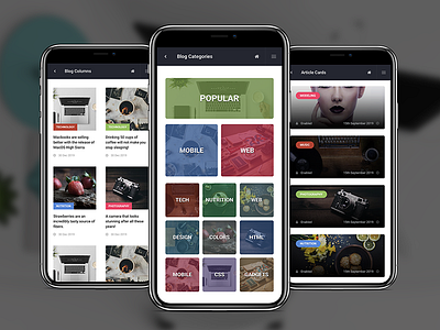 Appeca | PhoneGap & Cordova Mobile App app appeca cordova css3 html5 news phonegap template website