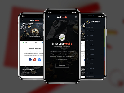 Just Mobile | Mobile Template