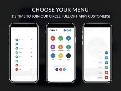 Circle Mobile | Mobile Template