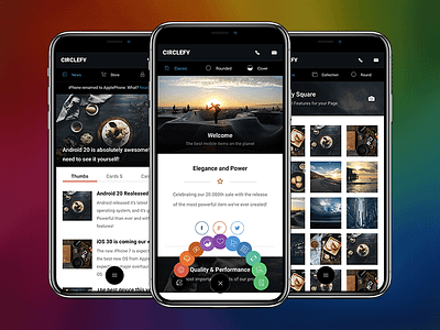 Circlify Mobile | Mobile Template