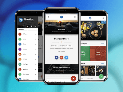 Materialise Mobile | Mobile Template