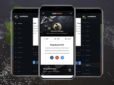 Just Mobile | Mobile Template