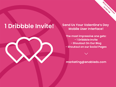 Dribbble Invite Giveaway x1 android blog contest creative design dribbble dribbble contest dribbble debut dribbble invite giveaway illustration invite ios mobile mobile ui mobile website ui user interface vector website template