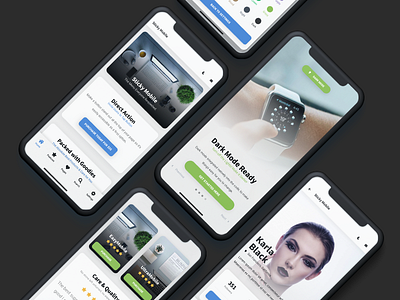 Sticky Mobile | PhoneGap & Cordova App Template app app design app development bottom menu colorful app colors cordova design footer menu highlights homepage design landing page design phonegap profile page ui user interface design user interface experience ux walkthrough webdesign