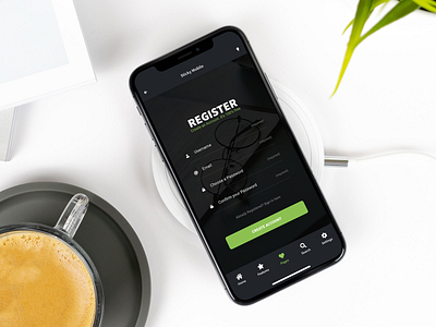 Sticky Mobile | Register Page app app template cordova css css3 design html javascript mobile mobile app mobile website phonegap register page design template ui user experience user interface ux webdesign website