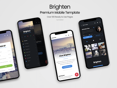 Brighten Mobile | Premium Mobile Template