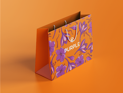 Purple - Packaging branding design graphic design logo