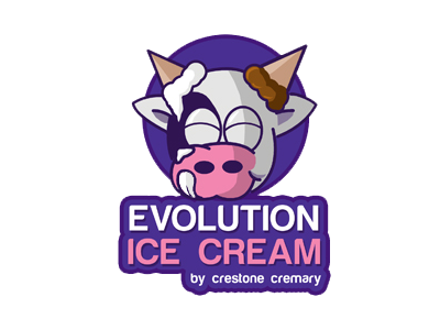 Cow Mascot cartoon character cow cream ice mascot
