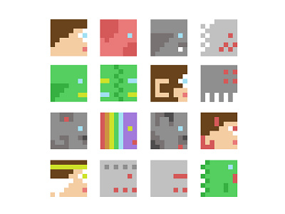 Pixels character pixel