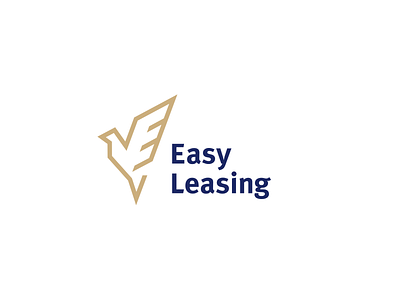 Easy Leasing branding brandmark identity letter logo logotype patter