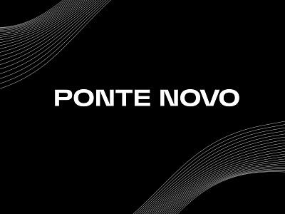 PONTE NOVO brandmark design fitness font illustration letter logo logo designer logos logotype pattern