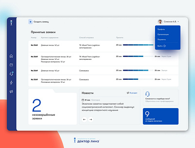 Doctor Lins dashboard doctor icon interface medical minimal ui ux uxdesign