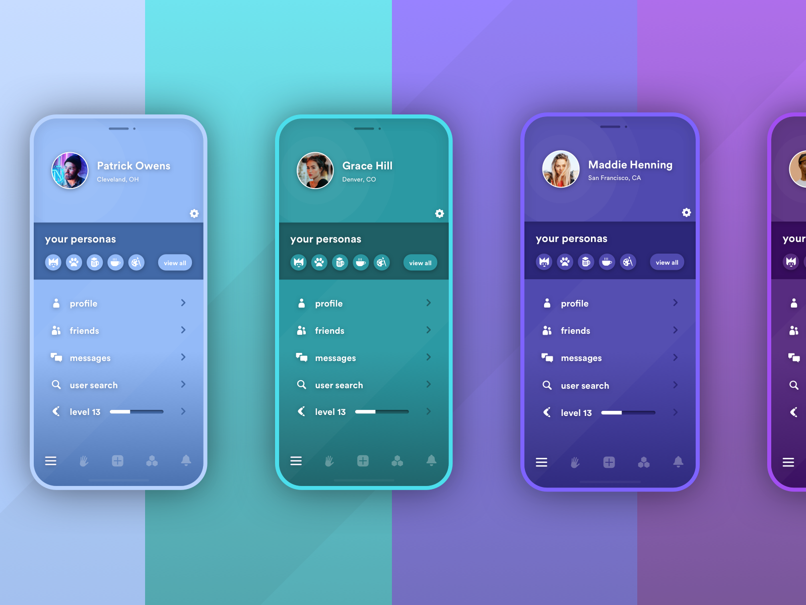 app-side-menu-by-taylor-henning-on-dribbble