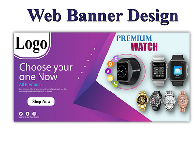 Web banner design/E-commerce site banner design