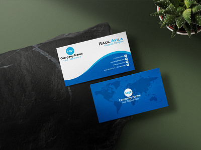 Print Ready Business Card Design branding business card creative graphic design visual design