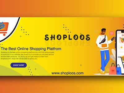 Facebook Page cover design for E-commerce shop