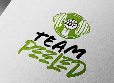 Logo design for a body building competitor team branding creative creative logo design graphic design logo logo design