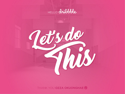 Dribbble Debut