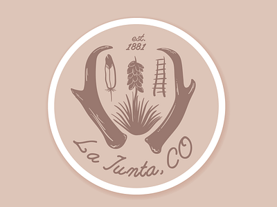 La Junta CO Hometown Sticker