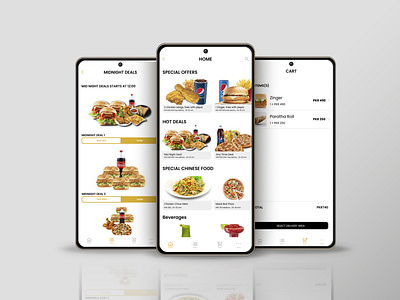 Mobile Food App Design