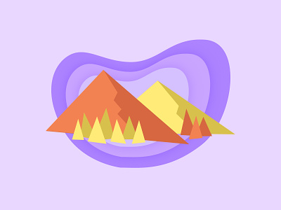 Sustainability - Ecological Integrity color design earth illustration mountain outdoors sustainability sustainable vector