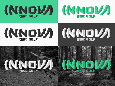 Innova Wordmark Uses athletics brand branding color design disc disc golf earth explore frisbee logo outdoors rebrand sport sports throw typogaphy vector word wordmark