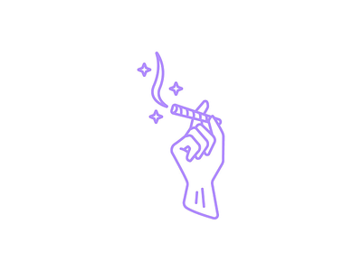 Happy Saturday detail hand hands icon line logo saturday smoke stroke weed weekend