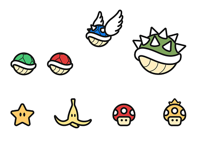 Mario Kart Double Dash gamecube gaming icons inspiration mario kart minimal nintendo nostalgia practice simple