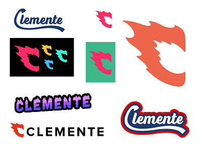 Clemente logo early work